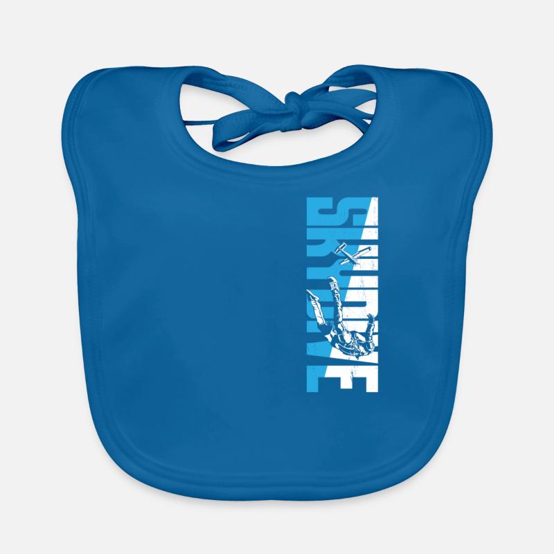 Skydiving Skydive Organic Baby Bibs