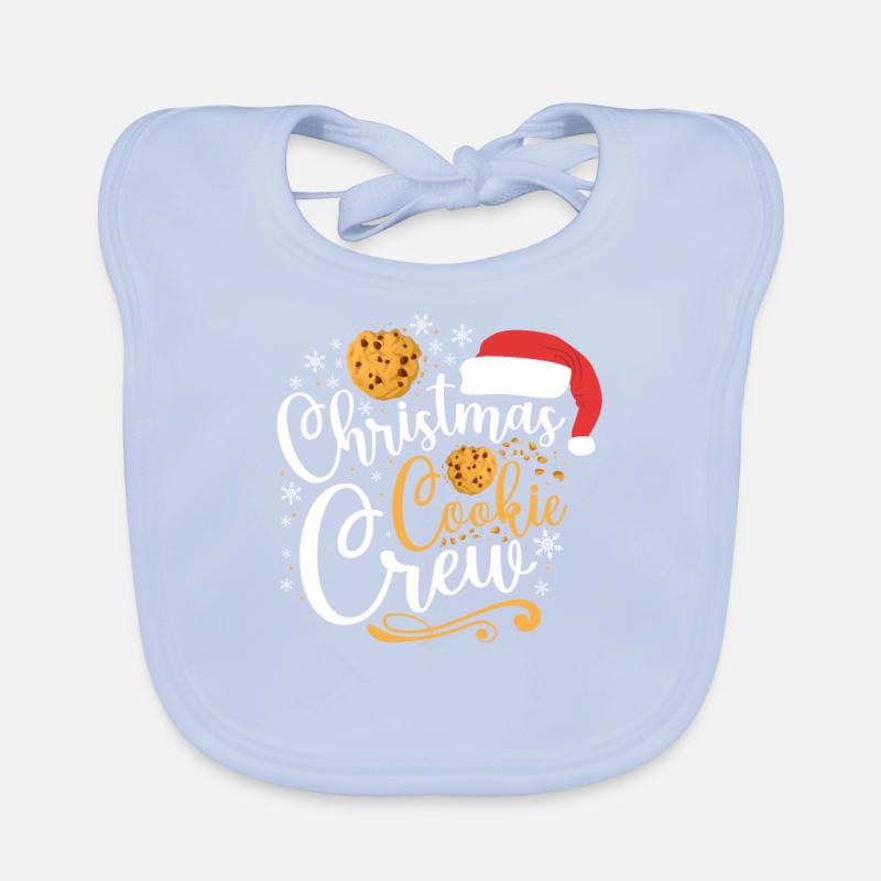Équipe de biscuits de Noël bake Baking Bavoir bio Bébé