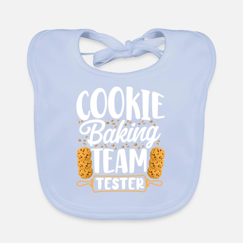 Bake Baking Cookie Team Tester Baby Bio-Lätzchen