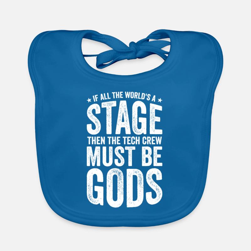 Tech Crew Theater Tech Organic Baby Bibs