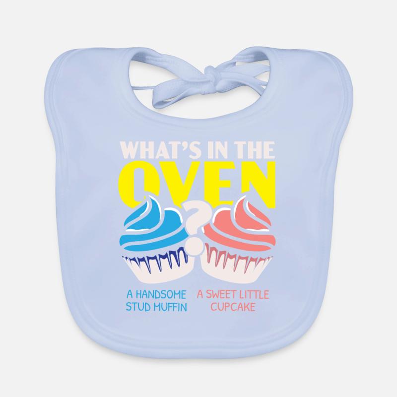 Was ist im Backofen Muffin oder Cupcake Baby-Ankün Baby Bio-Lätzchen