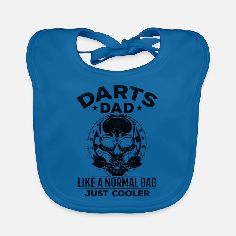 Dart Dad like a normal dad just cooler - Organic Baby Bibs