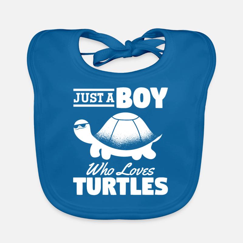 Turtle Lovers Sea Turtle - Just one Organic Baby Bibs