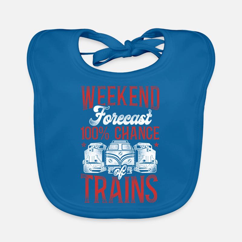 Freight Diesel Train Driver Organic Baby Bibs