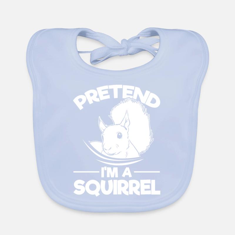 Eichhörnchen-Liebhaber Eichhörnchen süßes Baby Bio-Lätzchen