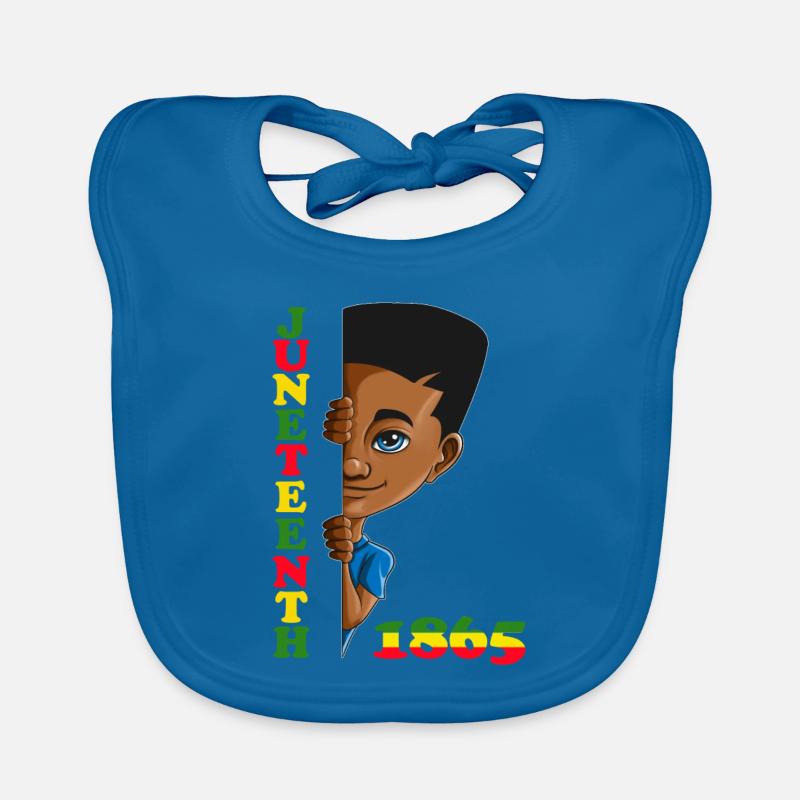 Le garçon ne cache plus Juneteenth 1865 Bavoir bio Bébé