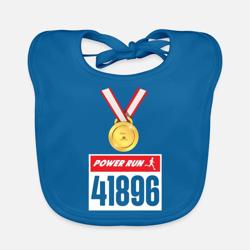 Running Runner Half Marathon Organic Baby Bibs