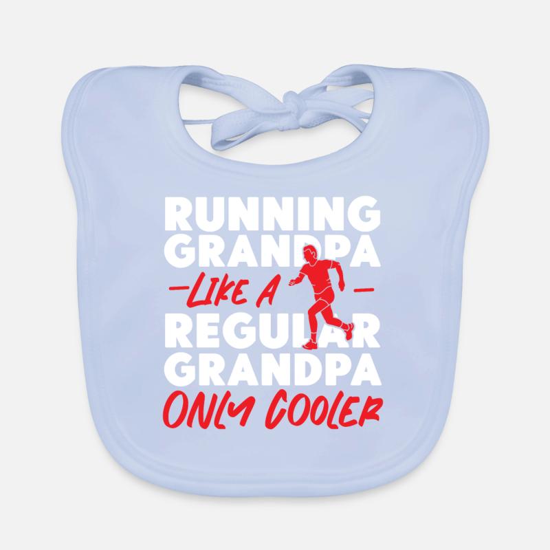Running Runner Half Marathon Baby Bio-Lätzchen