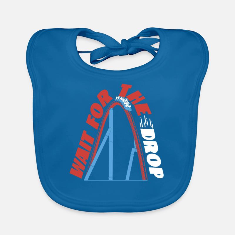 Roller Coaster Wait For The Drop Baby Bio-Lätzchen