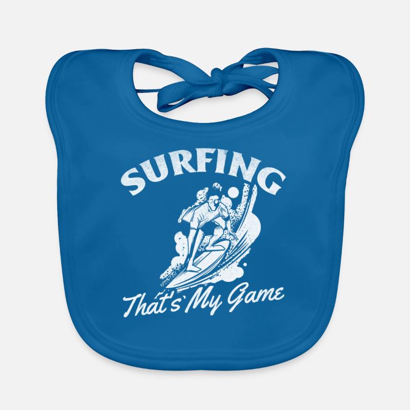 Surf C’est mon jeu I Surf surf Bavoir bio Bébé