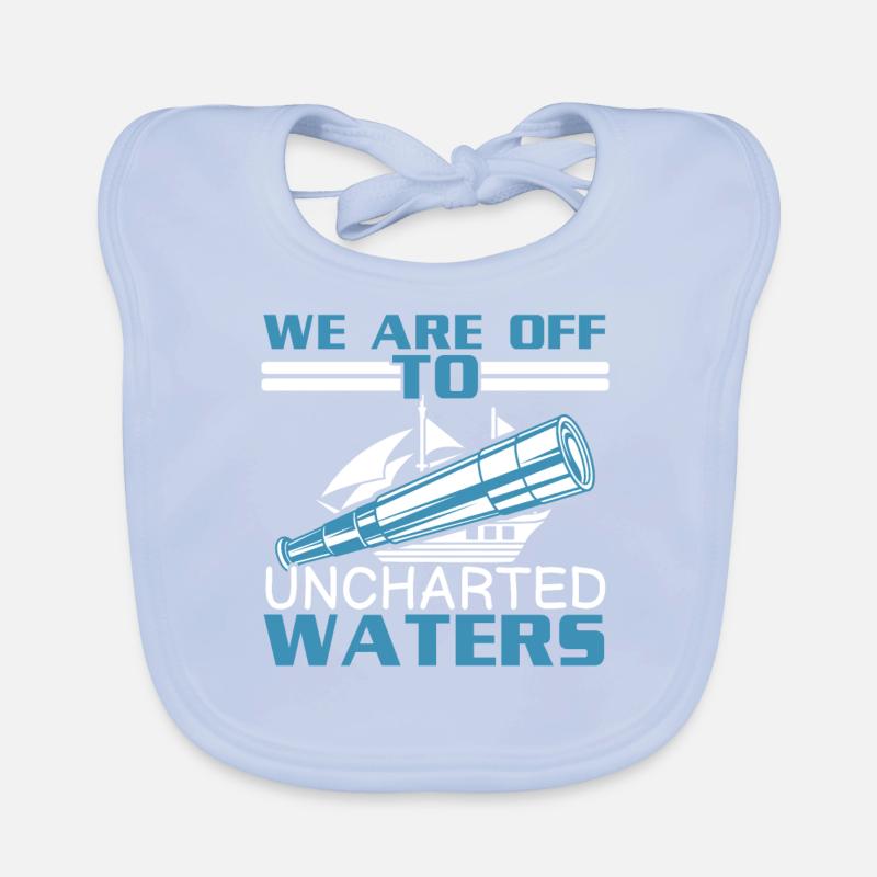 We make our way to unexplored waters Organic Baby Bibs