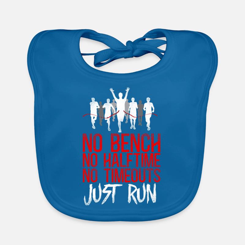 Running Runner Half Marathon Baby Bio-Lätzchen