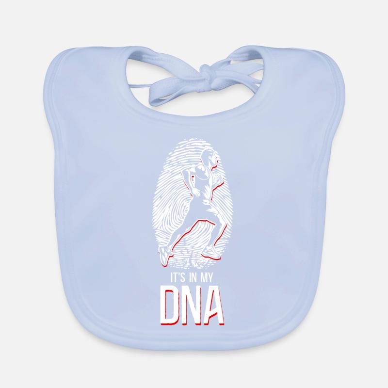 Running Runner Half Marathon Organic Baby Bibs