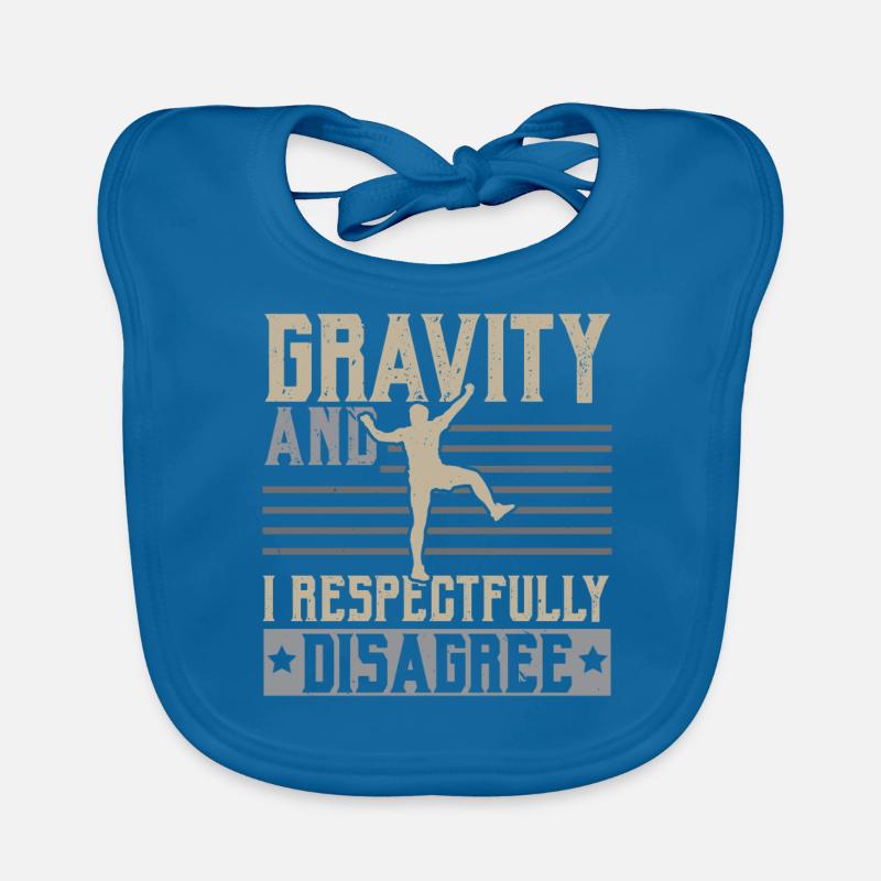 Gravity and I don't agree Boul Organic Baby Bibs