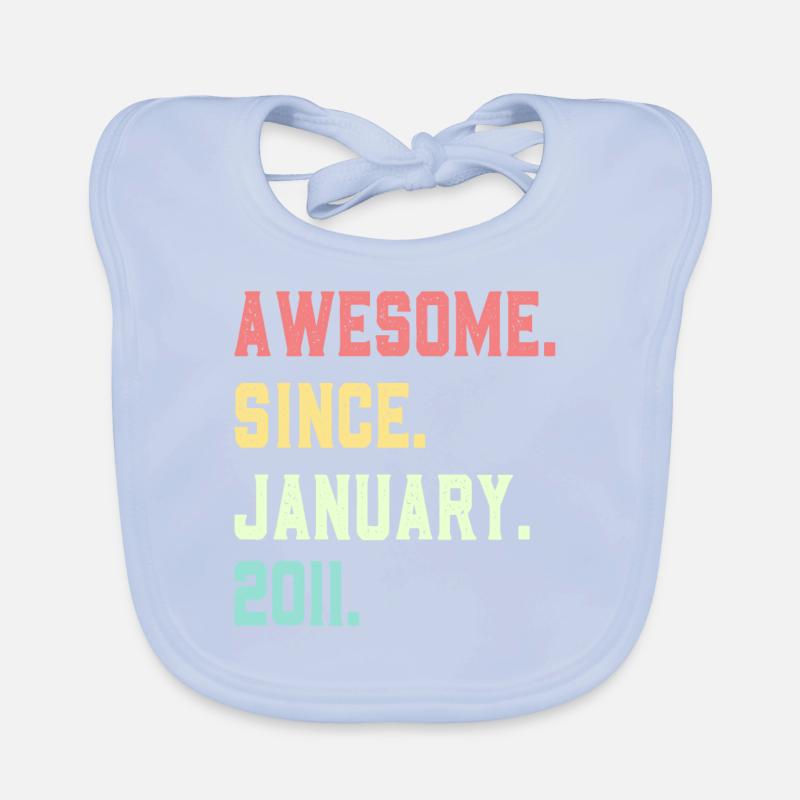 Awesome since January 2011 Organic Baby Bibs