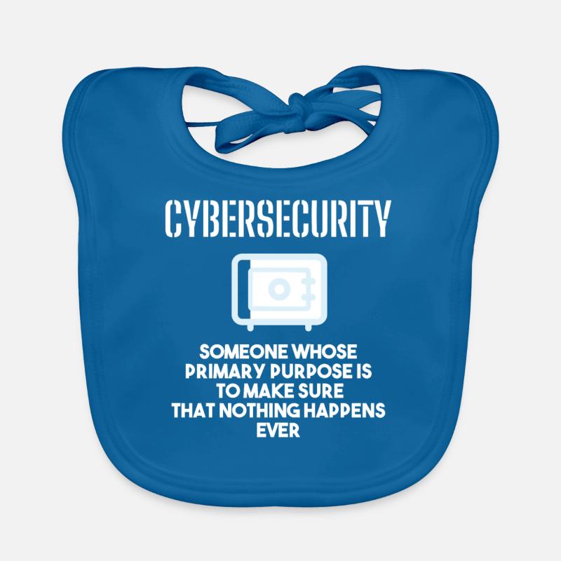 Cybersecurity - IT Security Computer Scientists Organic Baby Bibs