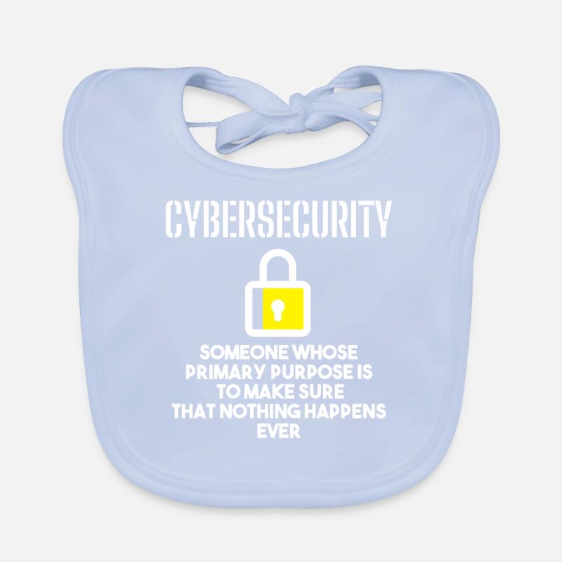 Cybersecurity - IT Security Computer Scientists Organic Baby Bibs