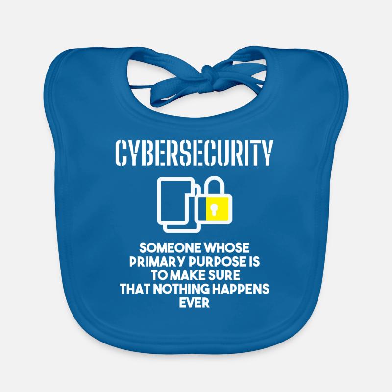 Cybersecurity - IT Security Computer Scientists Organic Baby Bibs