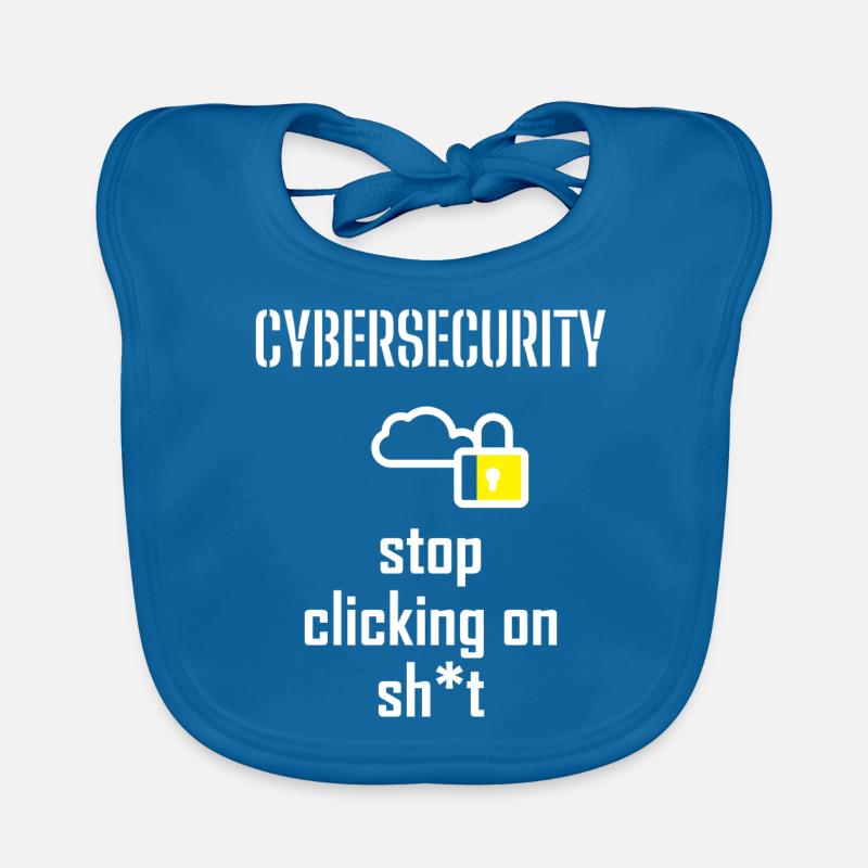 Cybersecurity - IT Security Computer Scientists Organic Baby Bibs
