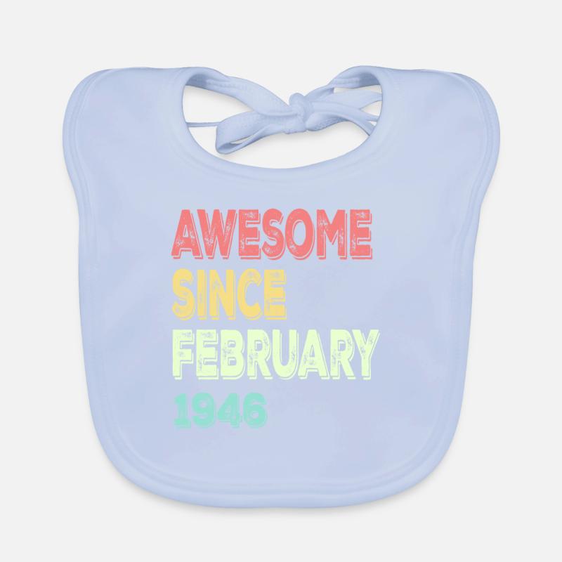 Awesome since March 1946 Organic Baby Bibs