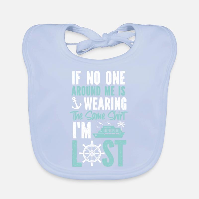 Amis de vacances en bateau de croisière Bavoir bio Bébé