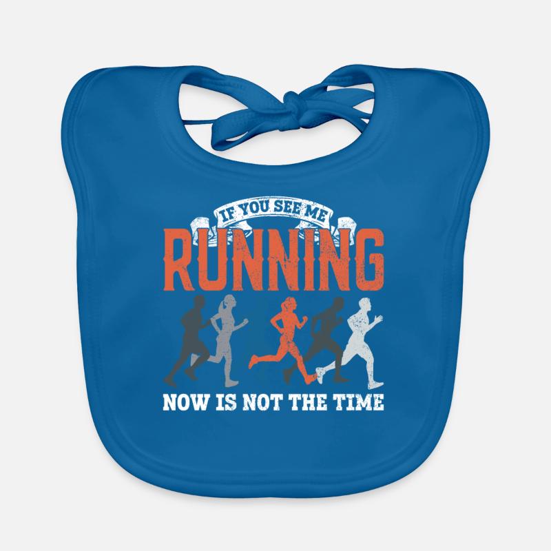 Running Runner Half Marathon Organic Baby Bibs
