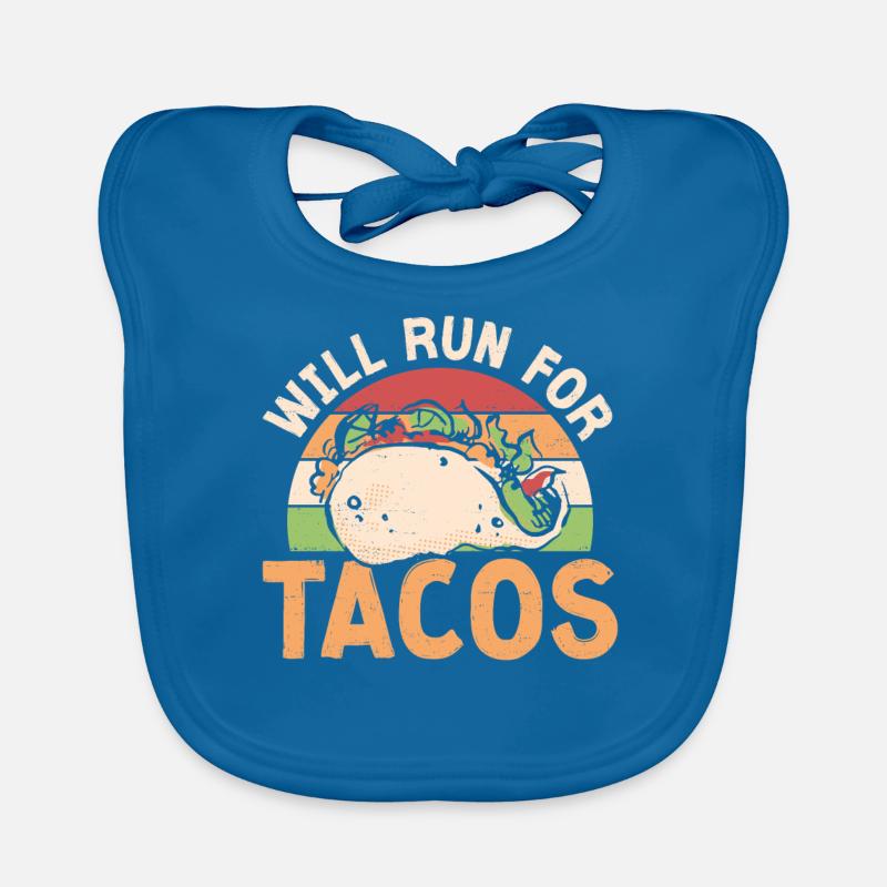Running Runner Half Marathon Taco Bavoir bio Bébé