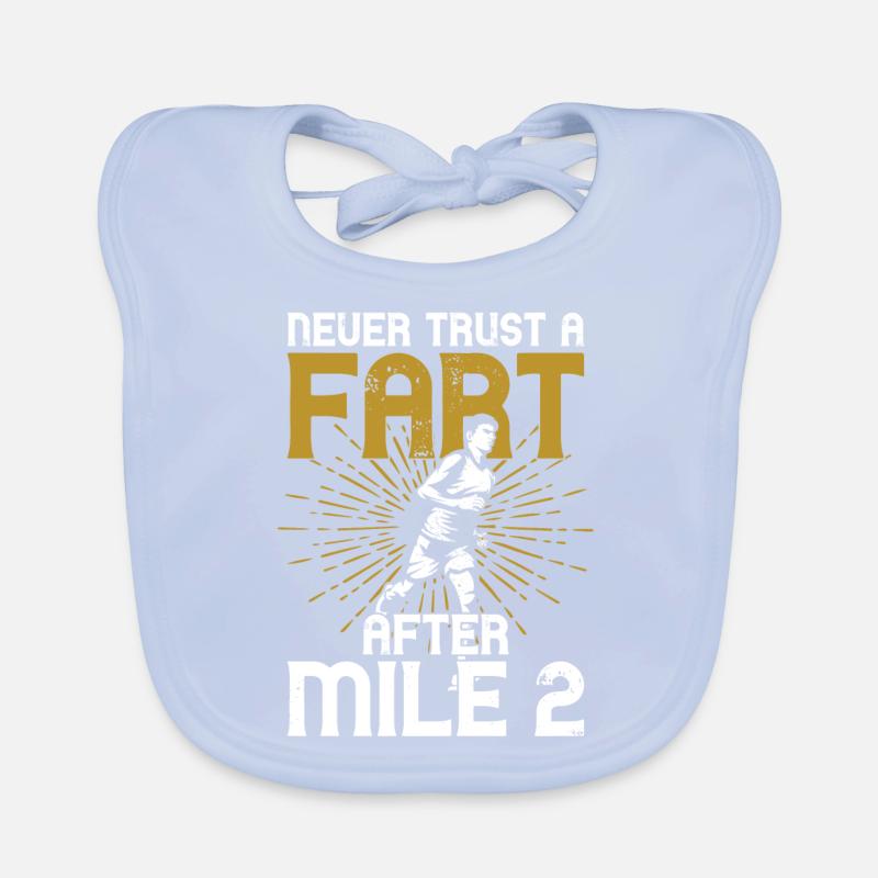 Running Runner Semi-Marathon Bavoir bio Bébé