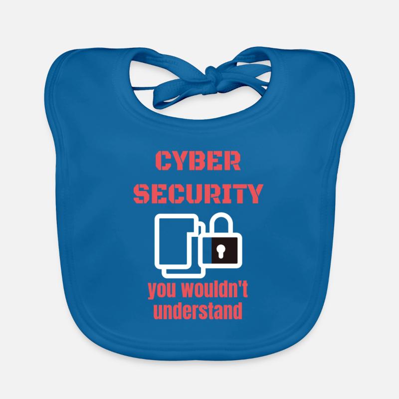 Cybersecurity - IT-Sicherheit Informatiker Baby Bio-Lätzchen