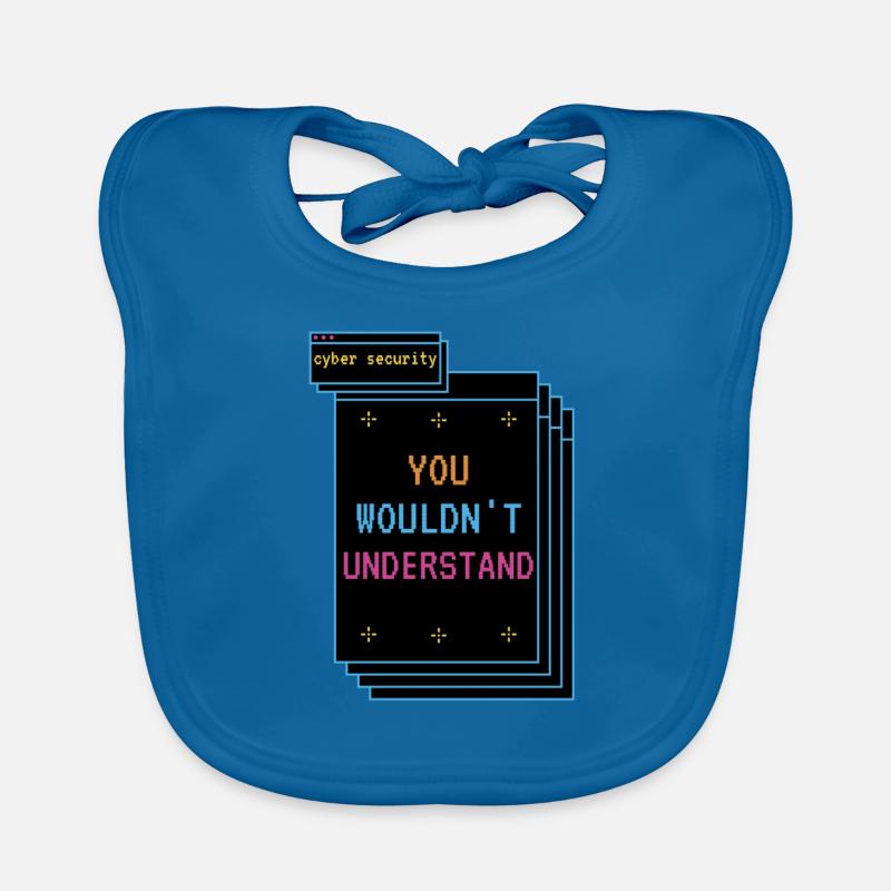 Cybersecurity - IT Security Computer Scientist Organic Baby Bibs