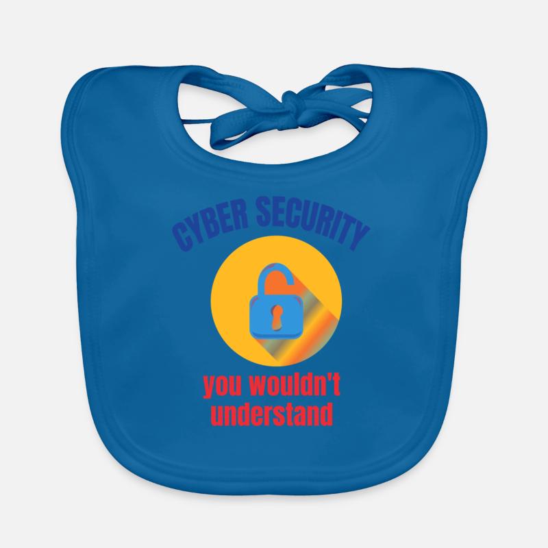 Cybersecurity - IT-Sicherheit Informatiker Baby Bio-Lätzchen