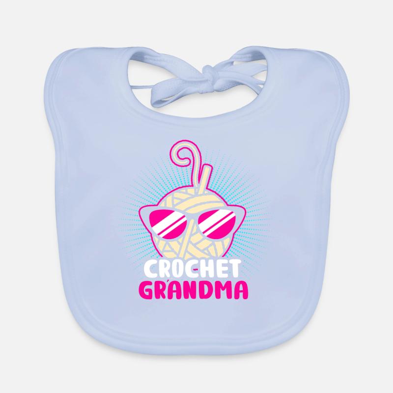 Stricken Grossmutter Baby Bio-Lätzchen