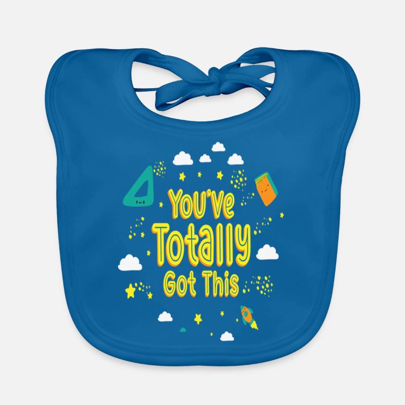Student Studying Motivation Learning Positivity Organic Baby Bibs