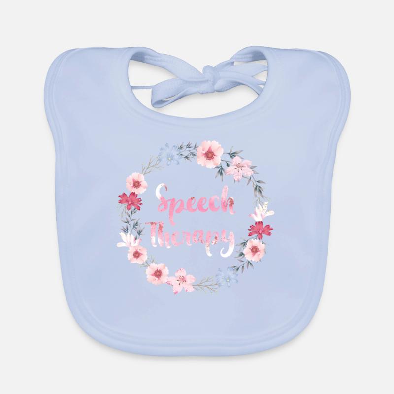 Speech Therapist Therapy Assistant Organic Baby Bibs