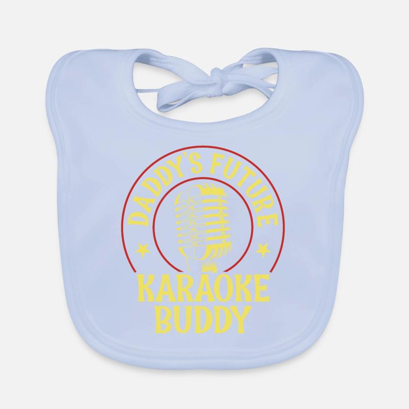 Karaoke Singer Daddy's Future Organic Baby Bibs