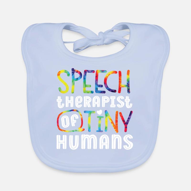 Speech Therapist Therapy Assistant Baby Bio-Lätzchen