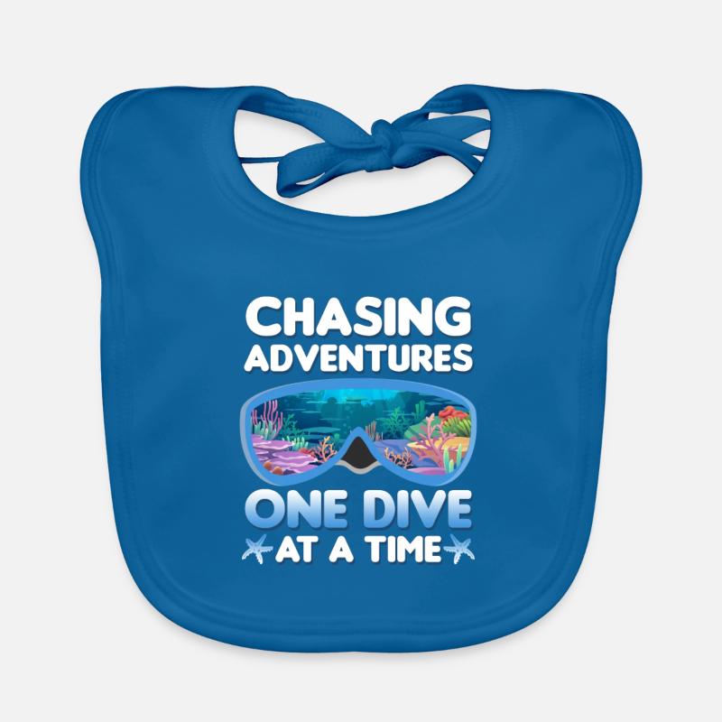 Plongée en mer | Idée cadeau Instructor Diver Bavoir bio Bébé