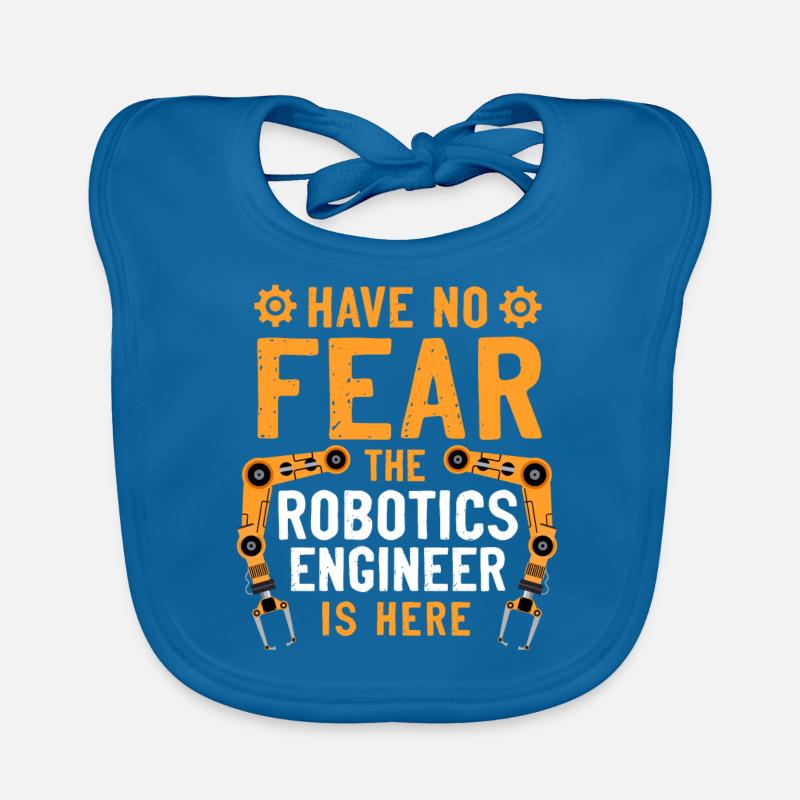 Robot Robotics Engineer Vintage Baby Bio-Lätzchen