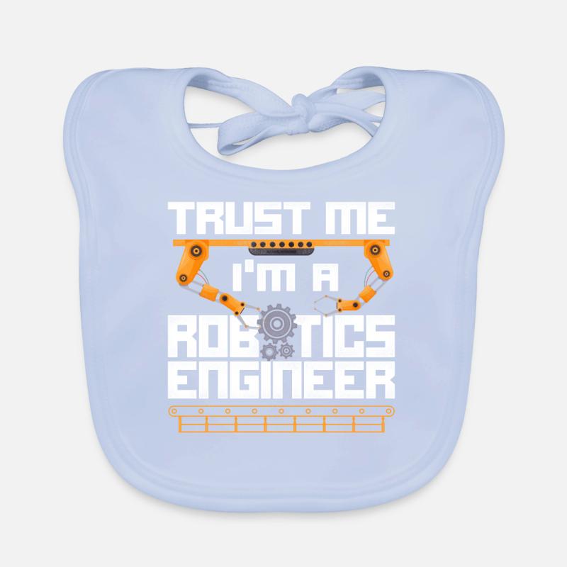 Robot Robotics Engineer Vintage Baby Bio-Lätzchen