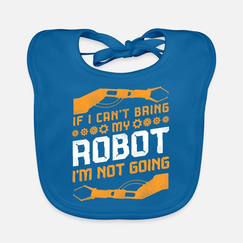 Robot Robotics Engineer Vintage If Organic Baby Bibs