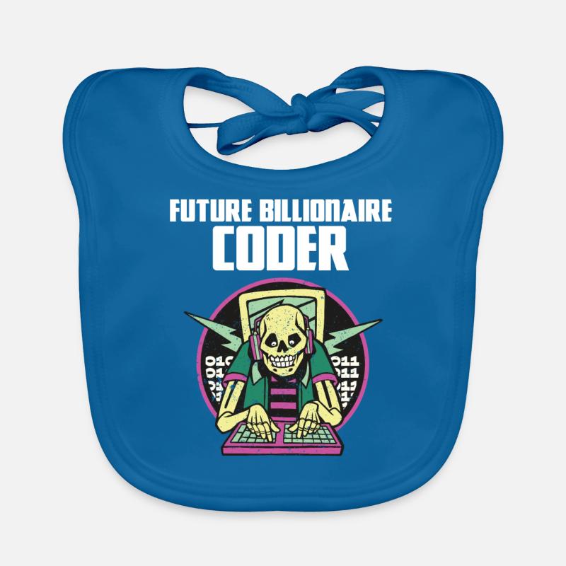 Future billionaire coder Baby Bio-Lätzchen