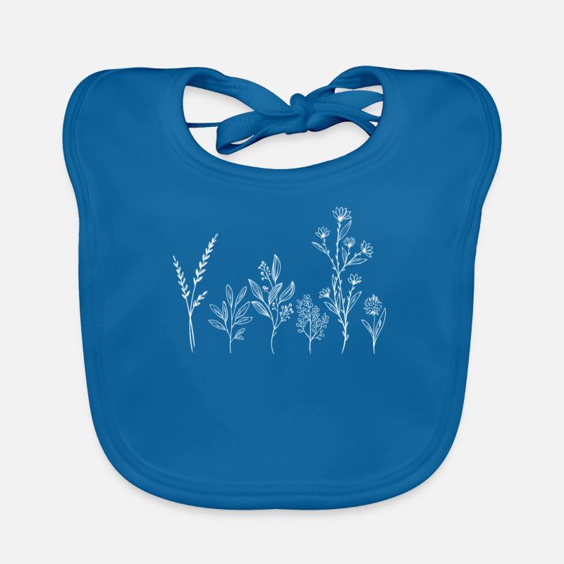Blumen Baby Bio-Lätzchen