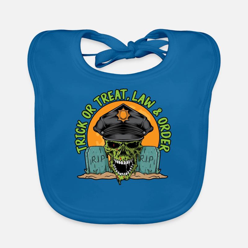 Süßes oder Saures, Ordnungshüter Halloween Baby Bio-Lätzchen