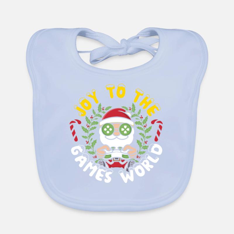 Plaisir du monde du jeu Controller Gaming Weihnac Bavoir bio Bébé