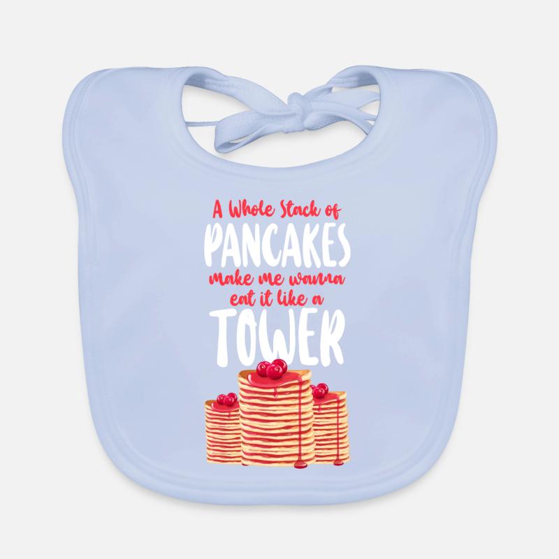 Pancake Lover Kids A Whole Stack Baby Bio-Lätzchen