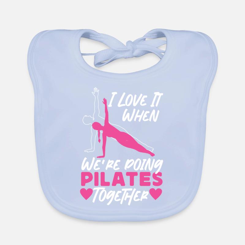 Instructeur de Pilates Professeur Amis Bavoir bio Bébé
