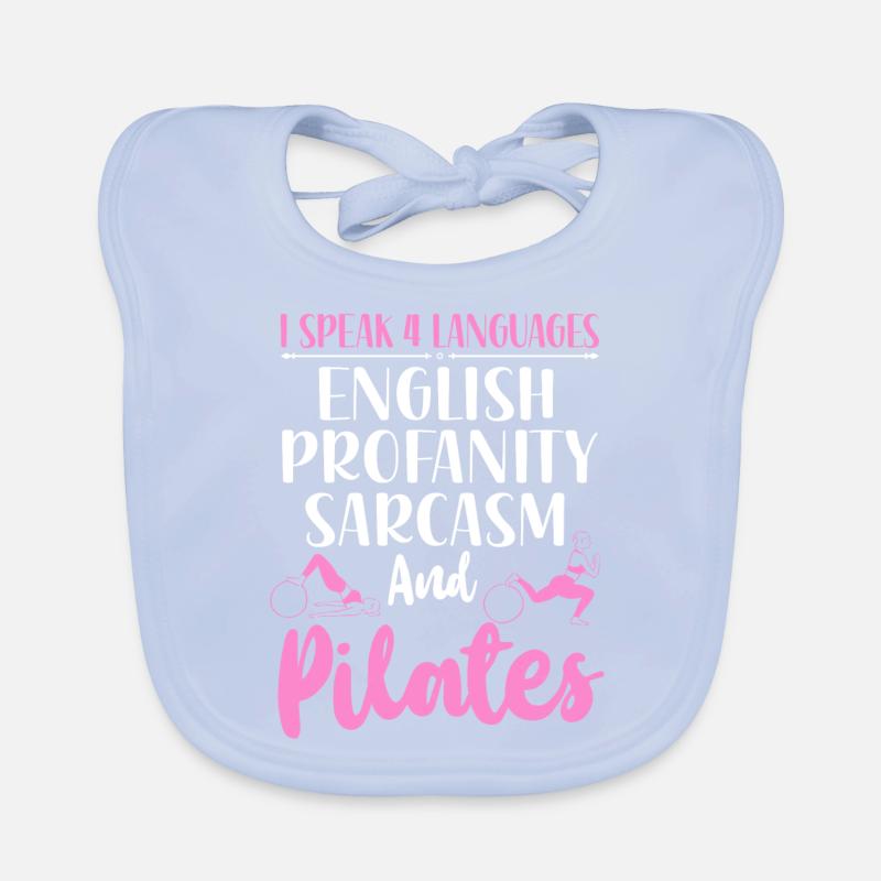 Instructeur de Pilates Professeur Je parle Bavoir bio Bébé