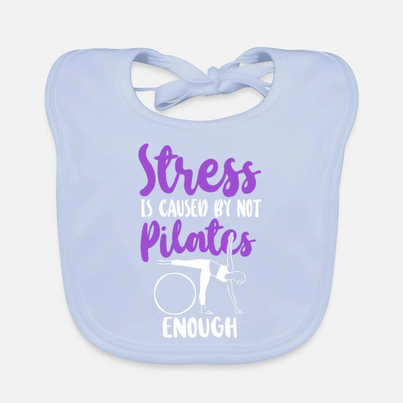 Instructeur de Pilates Professeur Stress Bavoir bio Bébé