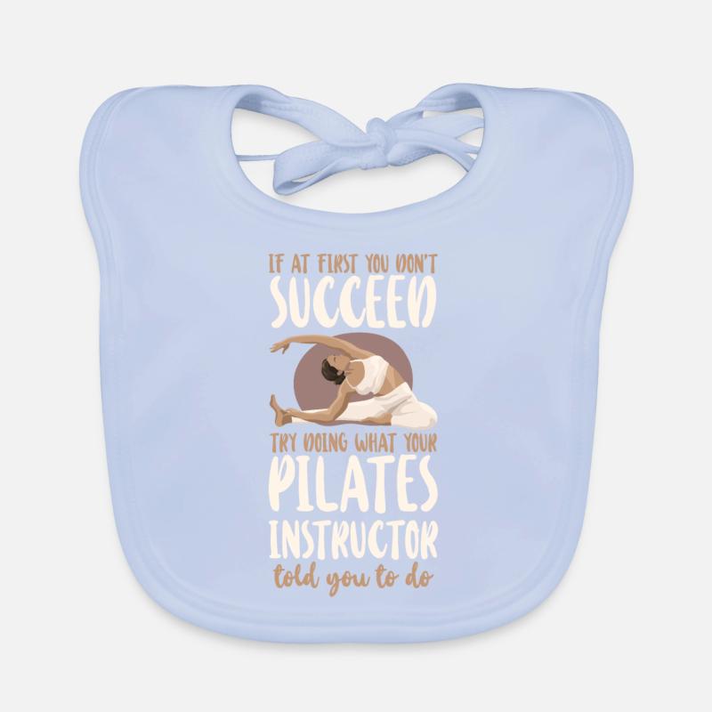 Pilates Instructor Teacher If At Baby Bio-Lätzchen