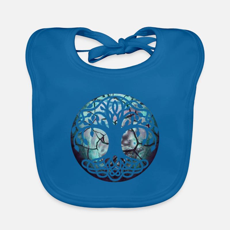 Celtic Tree Celtic Nature Forest Organic Baby Bibs